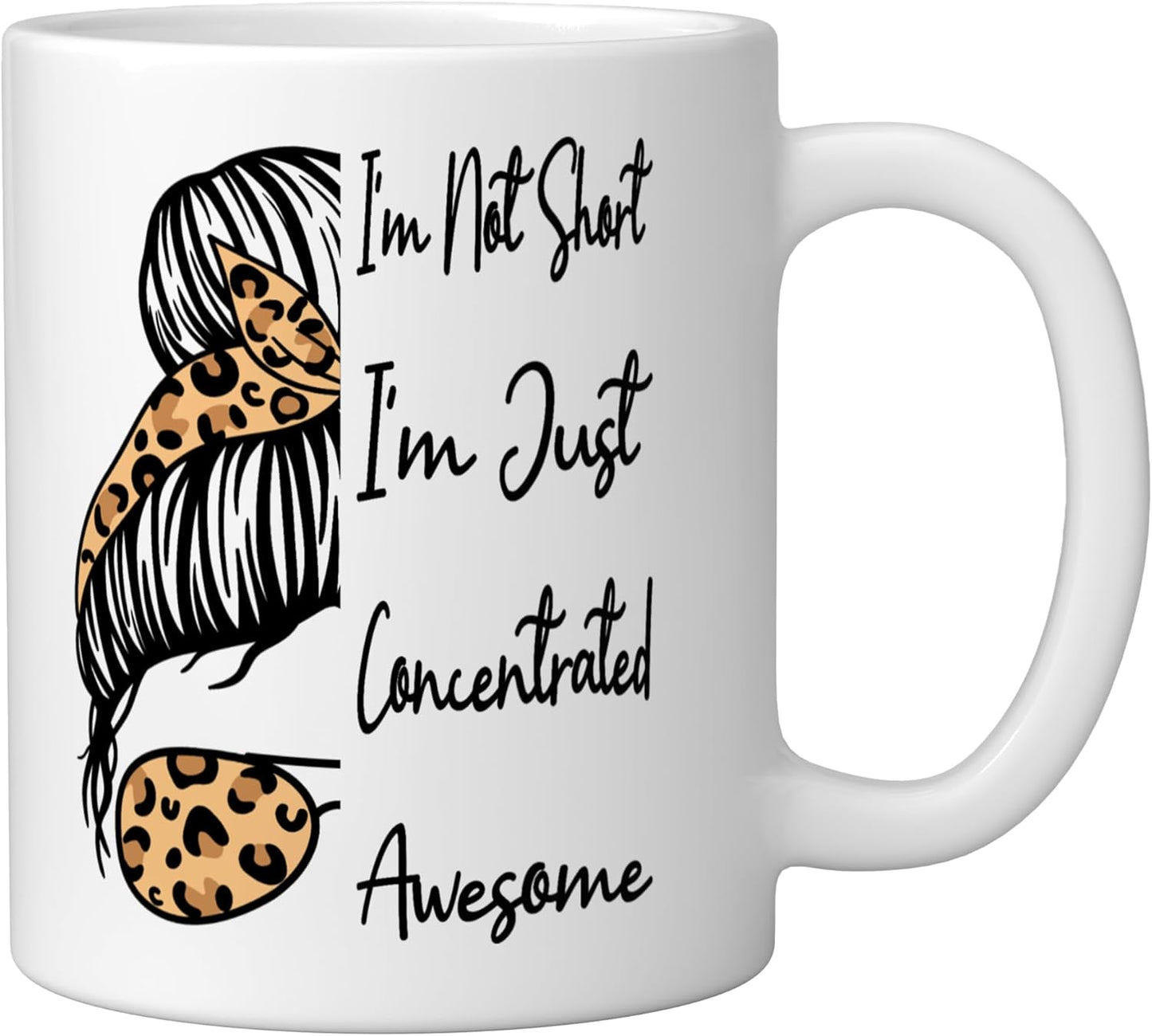 Taza Cerámica Chica Divertida para Niña Blanca