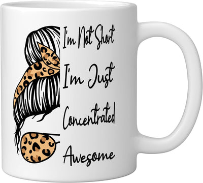 Taza Cerámica Chica Divertida para Niña Blanca