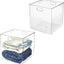 Cubo almacenamiento despensa set 2 transparente