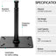 Soporte techo placa pared 6pulg pin bebé para luces estudio