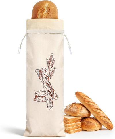 Bolsas de pan baguette francesa para pan casero de cera de abejas
