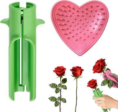 Peladora de espinas de rosas y cortador de tallos de flores