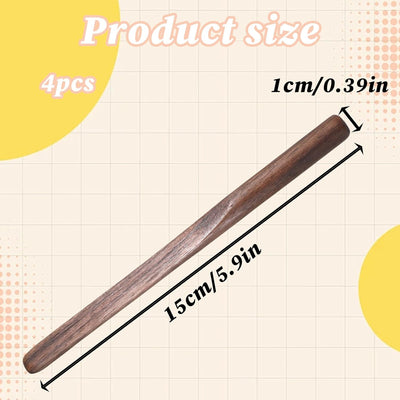 Palitos de madera agitadores de café nogal 6 ″ multifuncionales