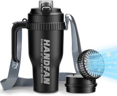 Vaso térmico acero inox 40oz con ventilador USB 3en1