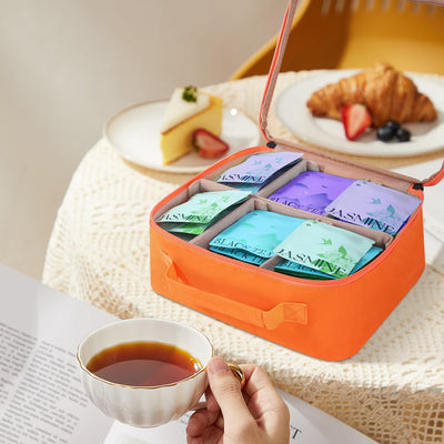 Organizador de bolsitas de té portátil para gabinete