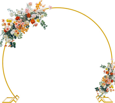 Soporte arco boda 7.2ft metal dorado decoración fiesta