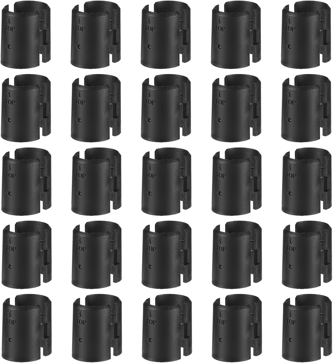50 Clips Alambre 3/4pulg Metal Bloqueo Seguro Estantería