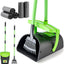 Kit cubo giratorio rastrillo 100 bolsas desechos perros 36.6pulg