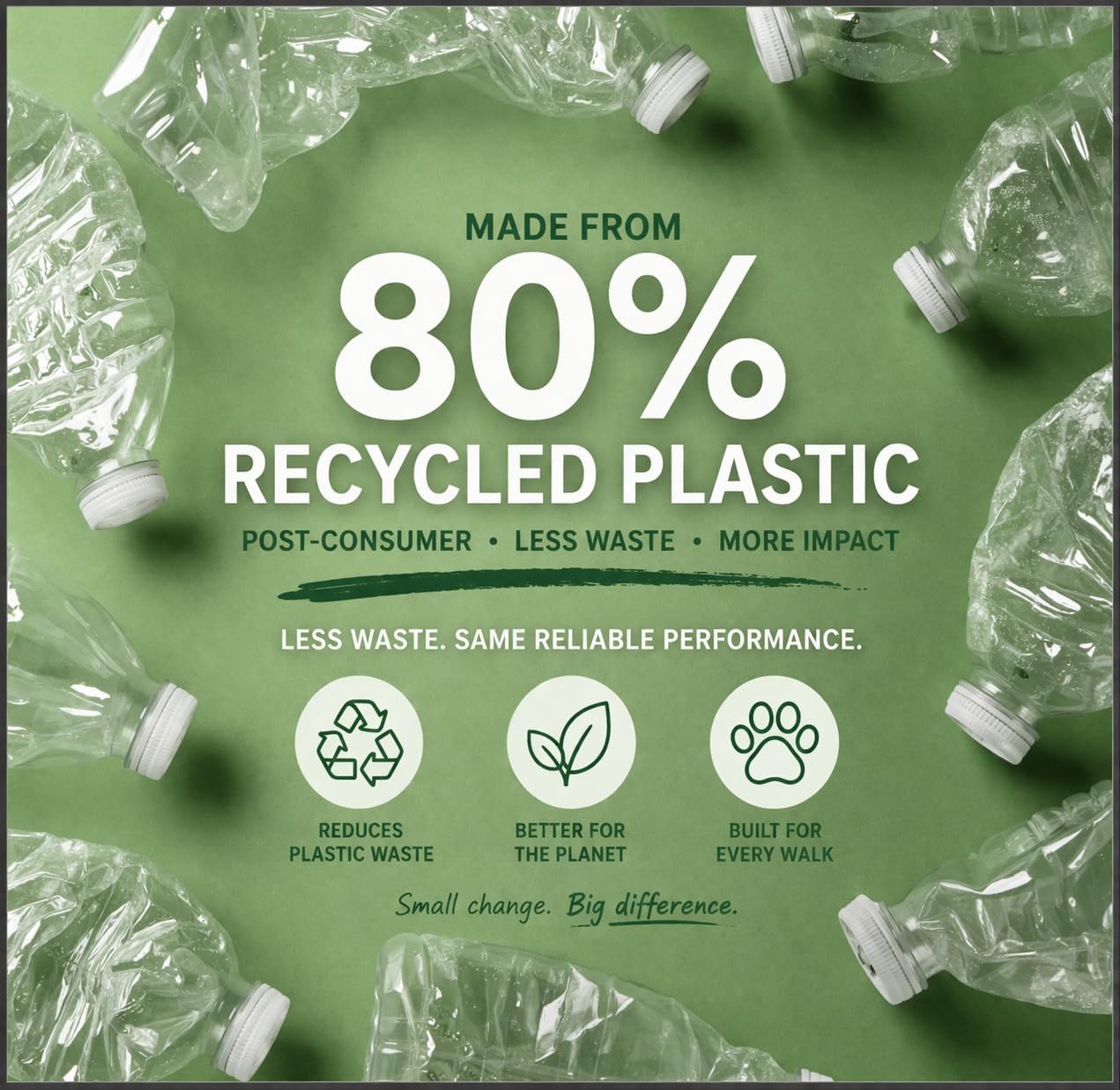 Bolsas excremento perro a prueba fugas 80% reciclado 270 pzas