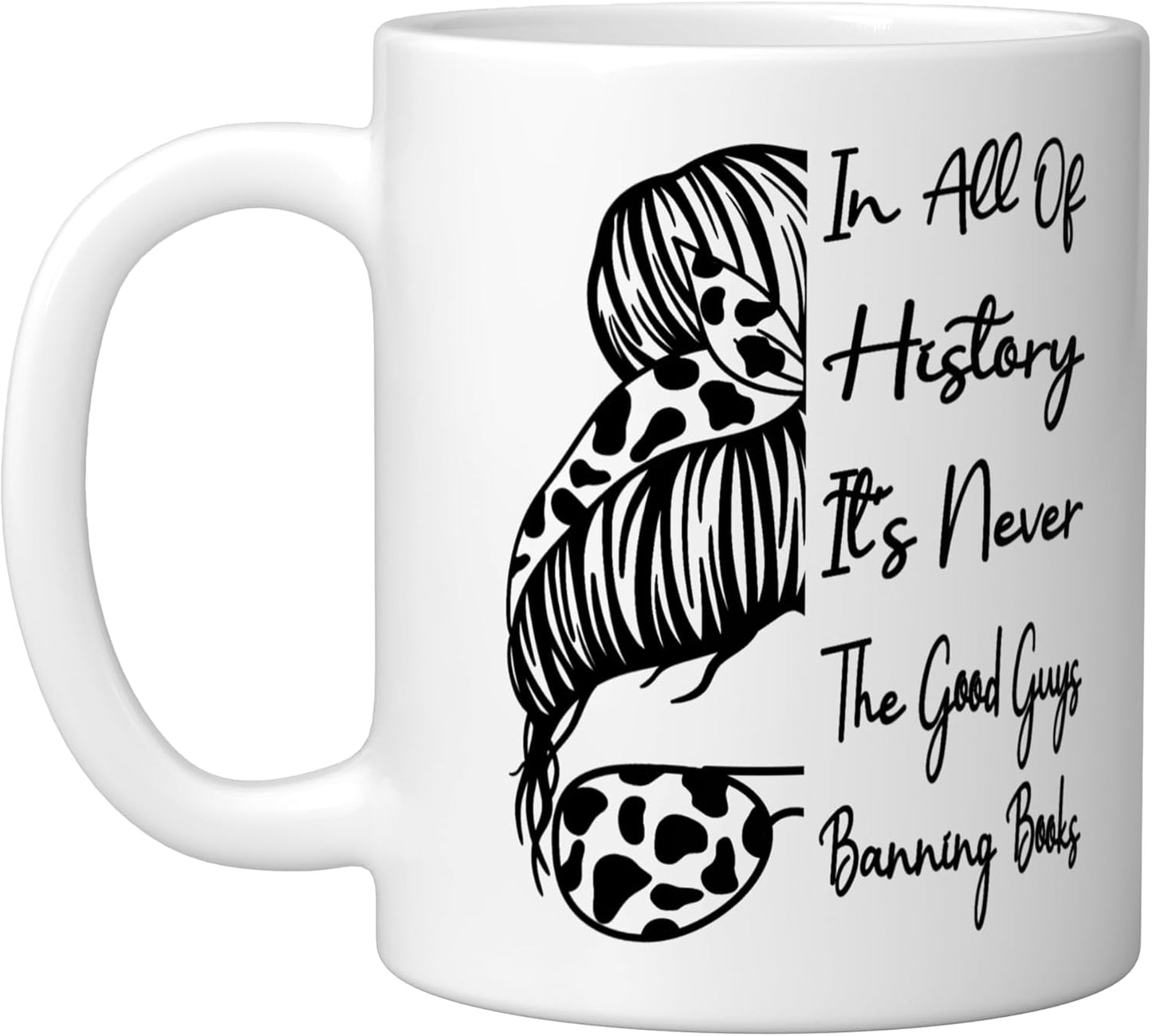 Taza Cerámica Blanca Libros Prohibidos