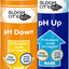 Kit control pH Up Down 16oz botellas 1/2 pinta