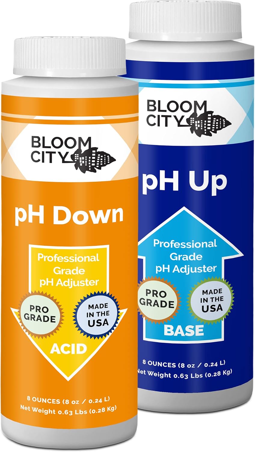 Kit control pH Up Down 16oz botellas 1/2 pinta