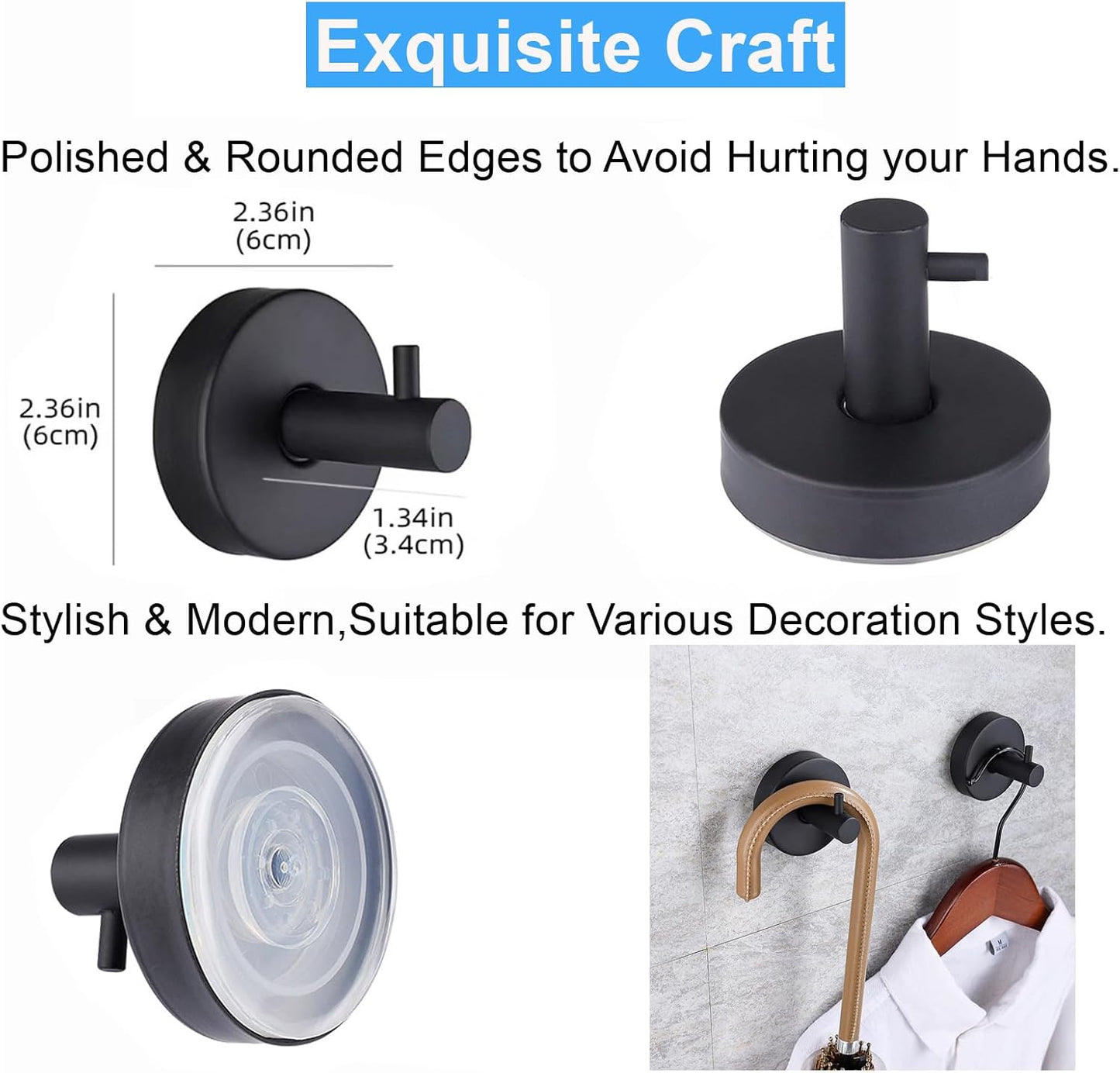 Ganchos ducha ventosa para baño cocina pared ventana impermeable