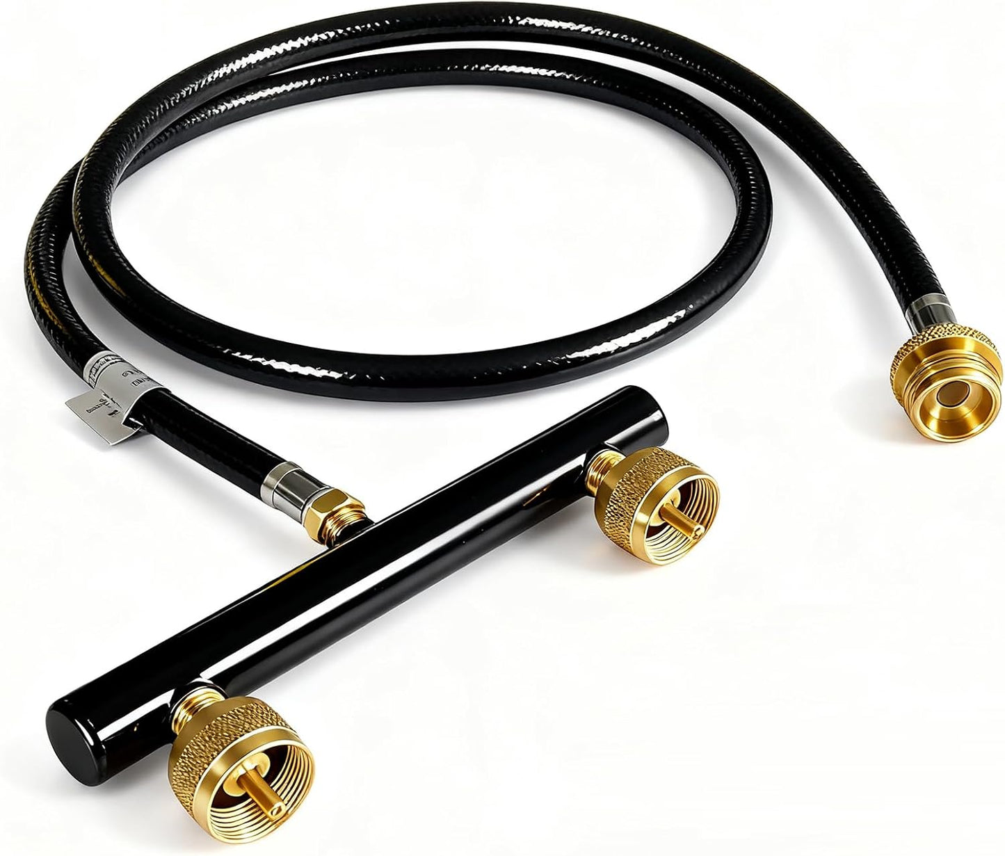 Poste combustible tanque propano 1lb manguera 5ft