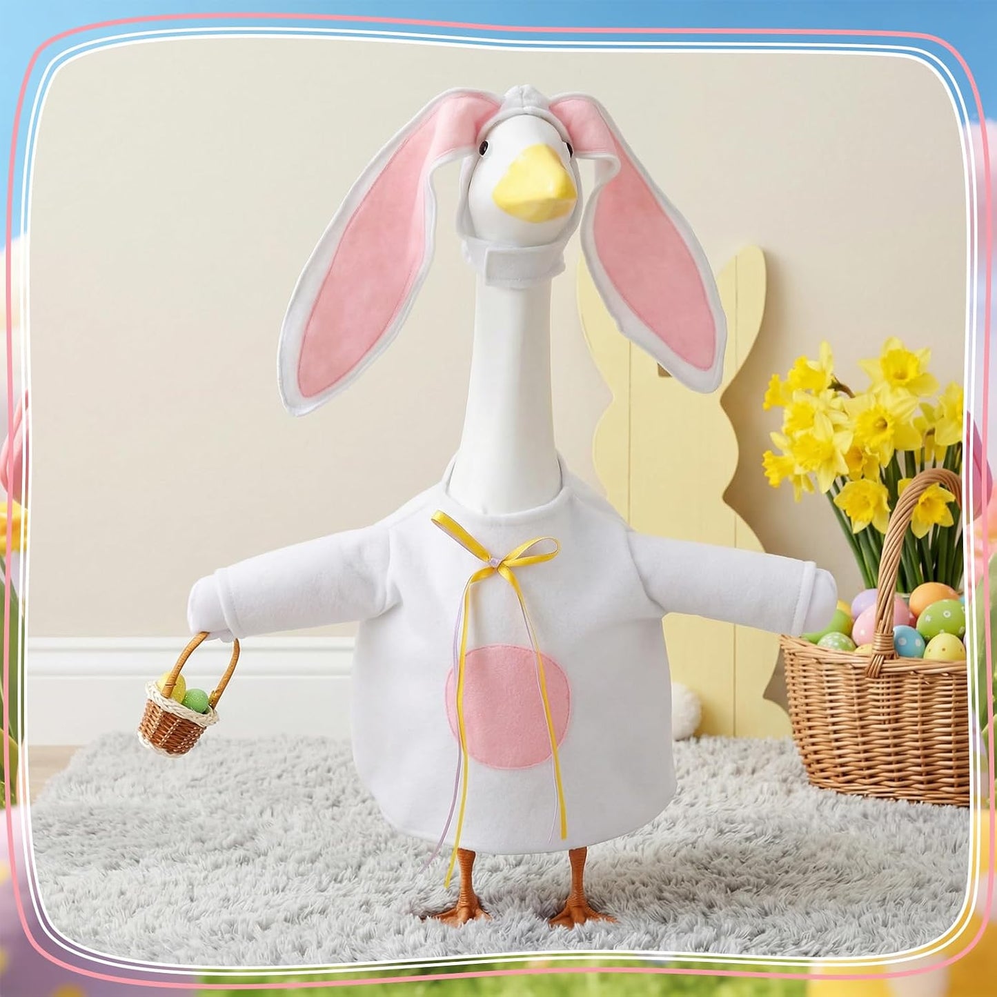 Disfraz pavo de Pascua para jardín 23 pulg
