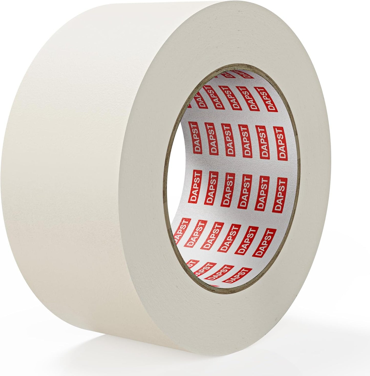 Cinta adhesiva ancha beige y blanco 2pulg x55yardas