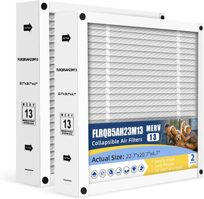 Filtro aire MERV13 22.7x20.7x4.7pulg comp Trane plegable