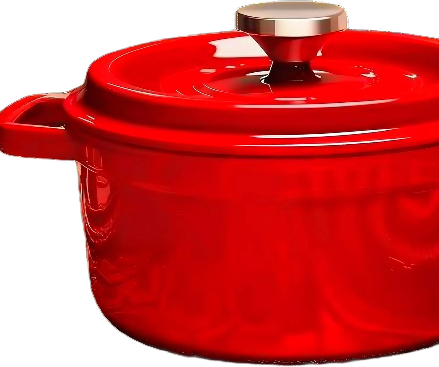 Horno Holandés Hierro Fundido Esmaltado 6qt Con Tapa Rojo