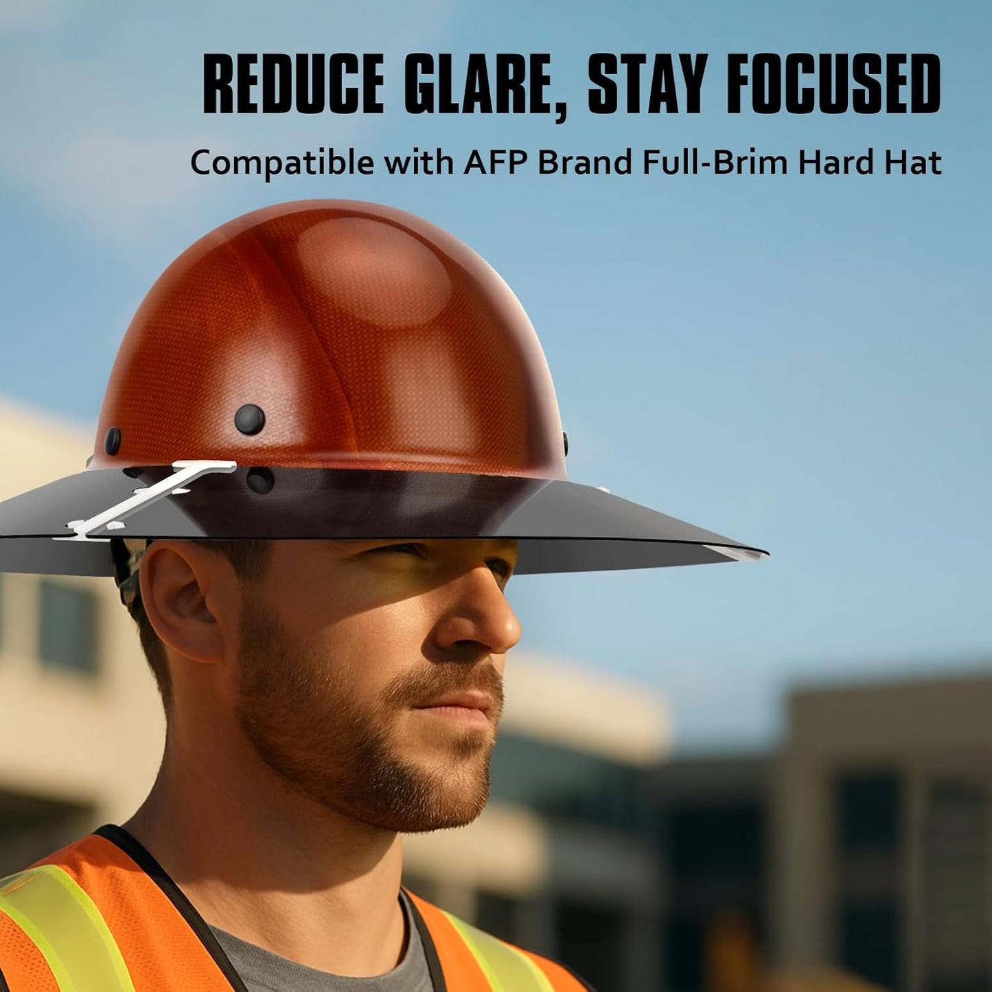 Visera casco duro comp AFP parasol solar reducción deslumbramiento
