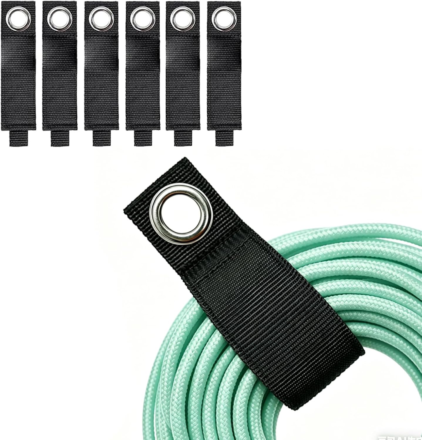 6 Soportes Cables Correas Organizadoras Resistente Ojal