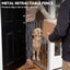 Barrera retráctil metal alta puerta perro 24pulg x35pulg