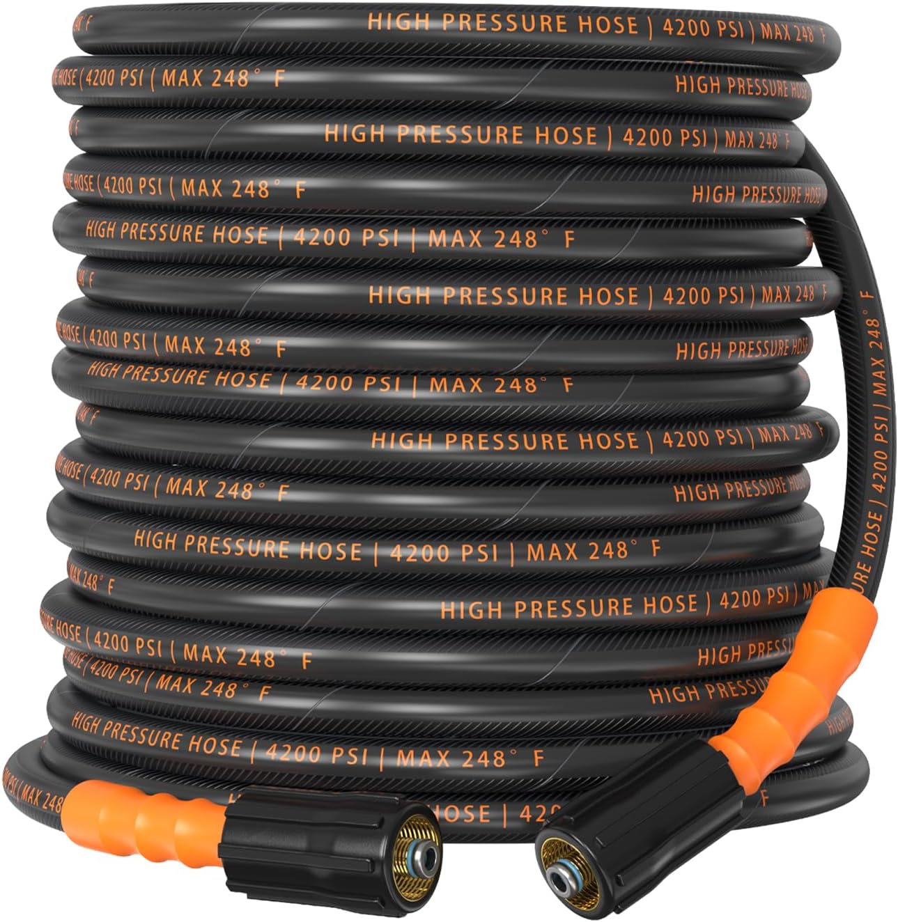 Manguera lavado 50ft 4200PSI acero trenzado enchufe inox