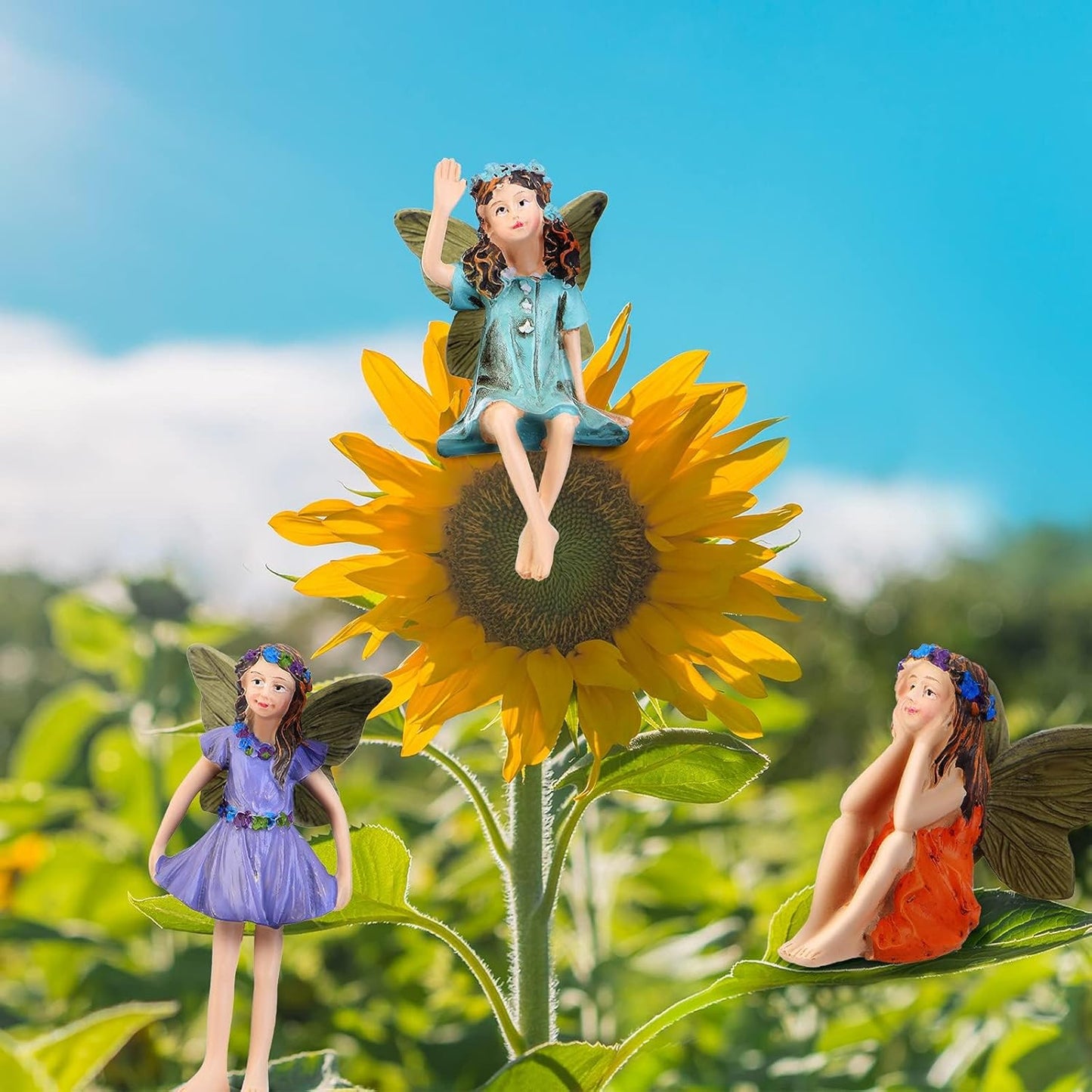 6 Pzas Accesorios Hadas Jardín Mini Figuritas Decoración