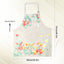 2 Delantales Florales Impermeable Ajustable Cuello Cocina