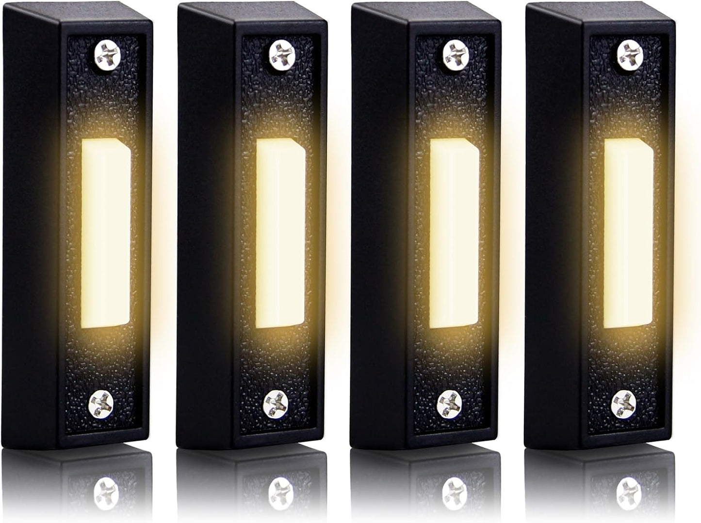 Botones timbre iluminados LED con cable para puerta