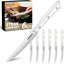 Set 6 Cuchillos Carne Acero Inox Afilados
