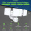 Luces inundación 40W 120V sensor movimiento 3 modos exteriores