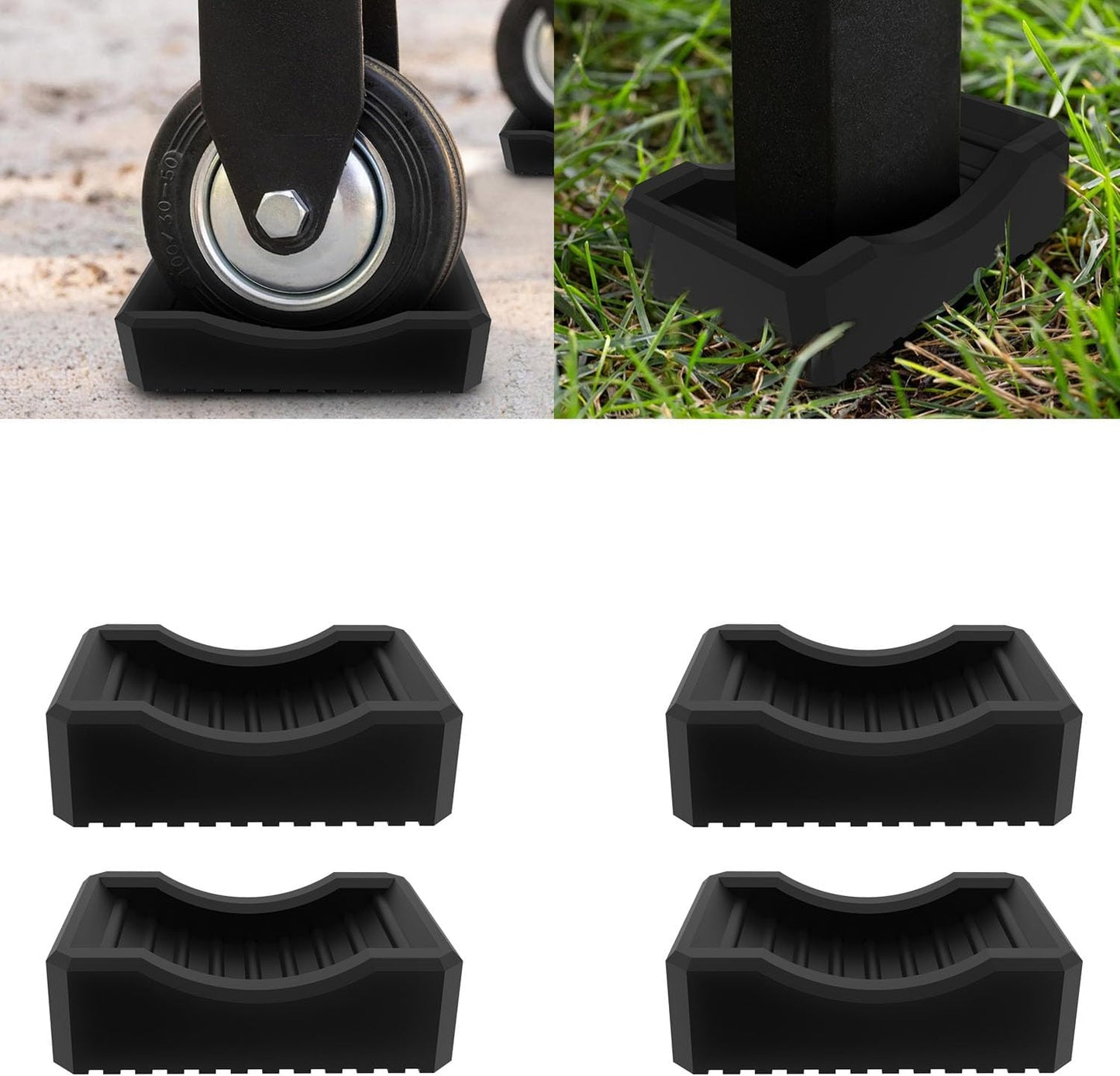 Kit 4 cuñas nivelación parrilla Blackstone apilable