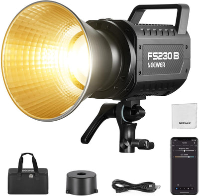 Luz LED estudio bi color CRI 97 montura Bowens