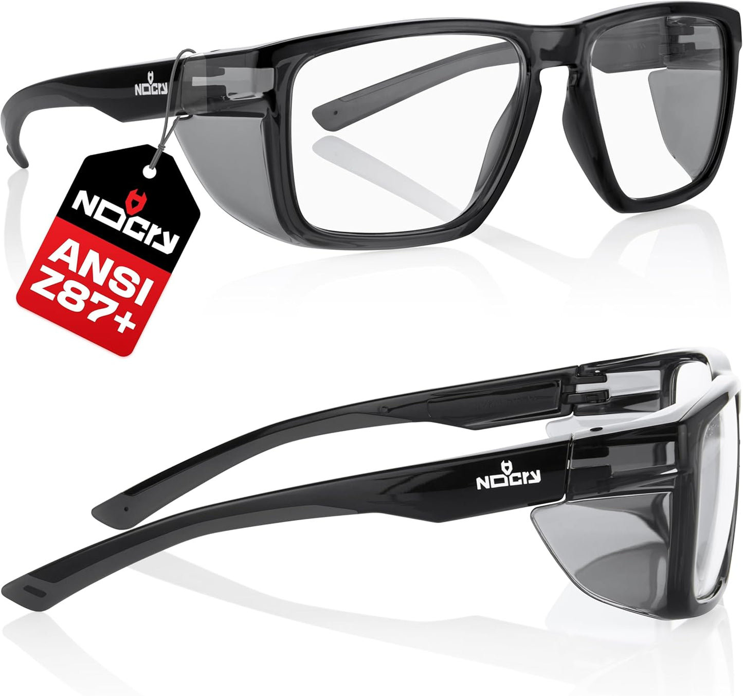 Anteojos seguridad transparentes ANSI Z87.1 UV 100%