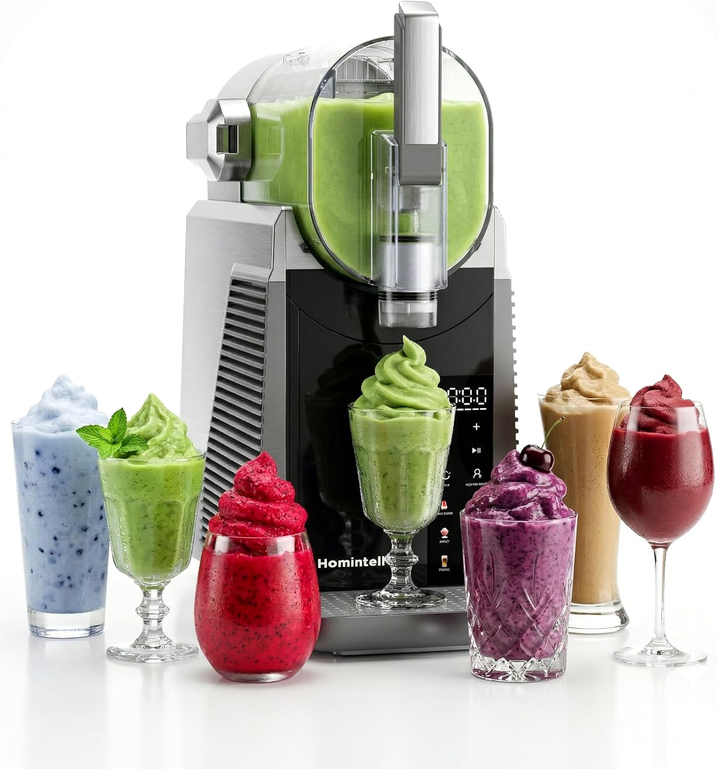 Máquina de slushie 68oz con 6 ajustes temperatura auto-limpia