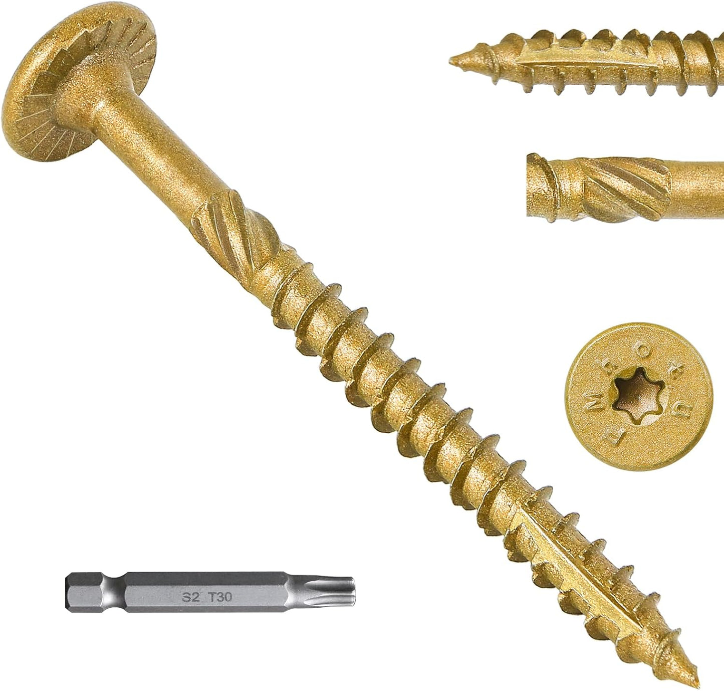 Tornillos Star Drive para madera 2-7/8pulg 300pzas