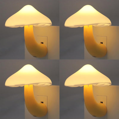 Lámpara LED hongo con sensor luz dormitorio baño