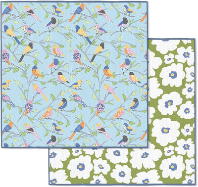 Juego de toallas para platos Floral Finch & Friends WerkShoppe