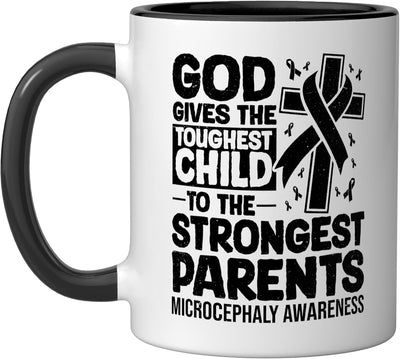 Taza Cerámica para Padre Madre Negro Blanco