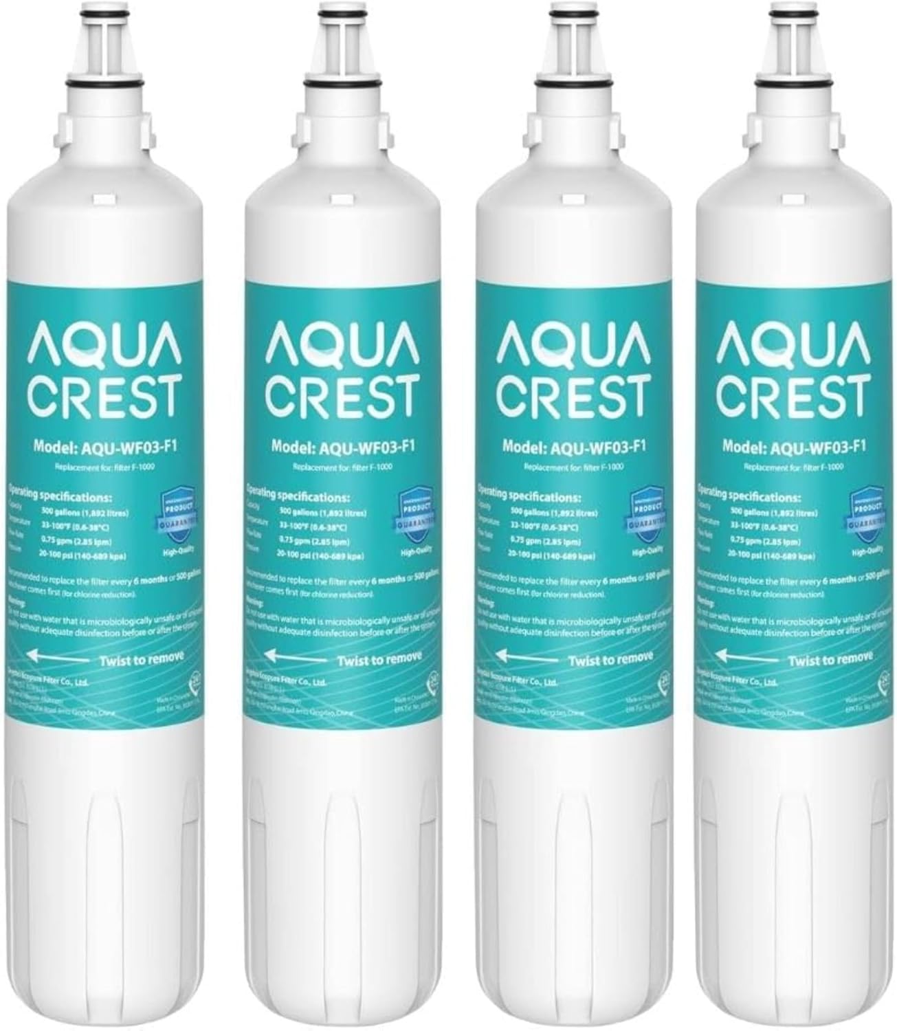 Filtro de agua Aquacrest F-1000 para InSinkErator Sub-Zero