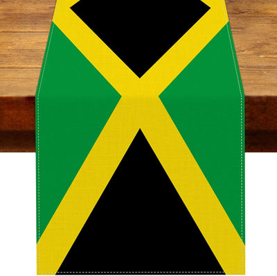 Camino mesa bandera Jamaica Raggae Rasta decoración fiesta