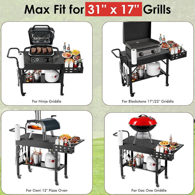 Carro plegable parrilla Blackstone Ninja 17-22pulg