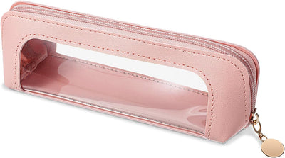 Bolsa brochas maquillaje piel sintética con organizador