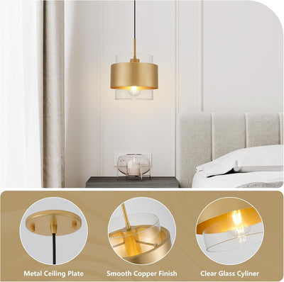 Luces colgantes isla cocina ajustables 9.8pulg metal