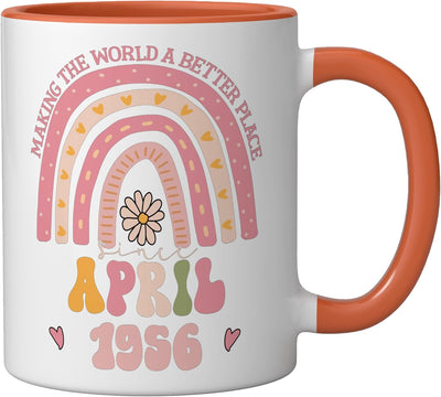 Taza cerámica para cumpleaños Making The World A Better Place