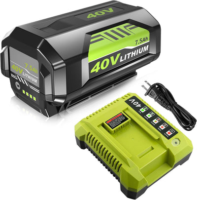 Batería litio 40V 7.5Ah y cargador OP401 para Ryobi P403A