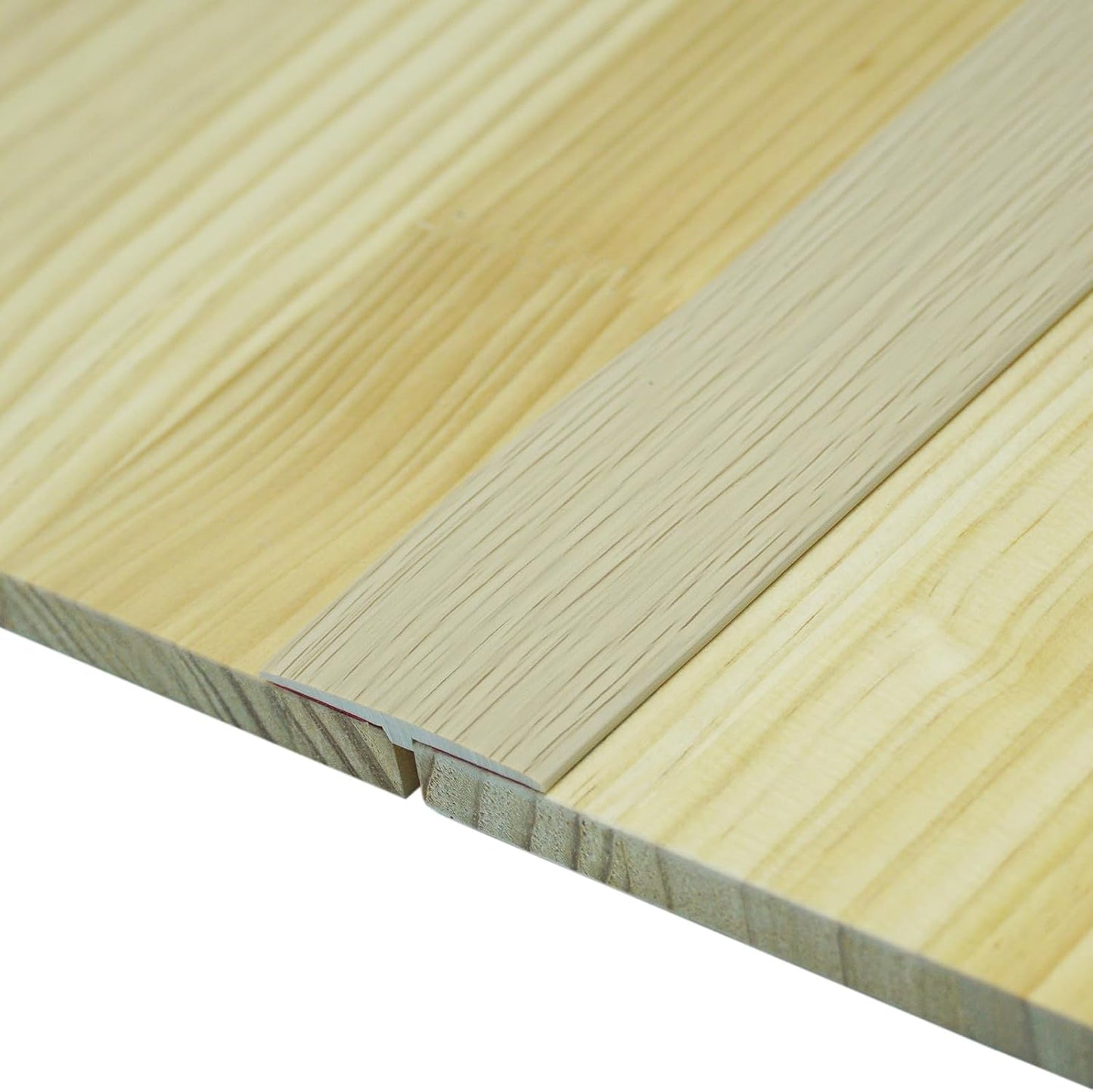 Tira transición autoadhesiva 5x1.97pulg para puerta azulejo madera