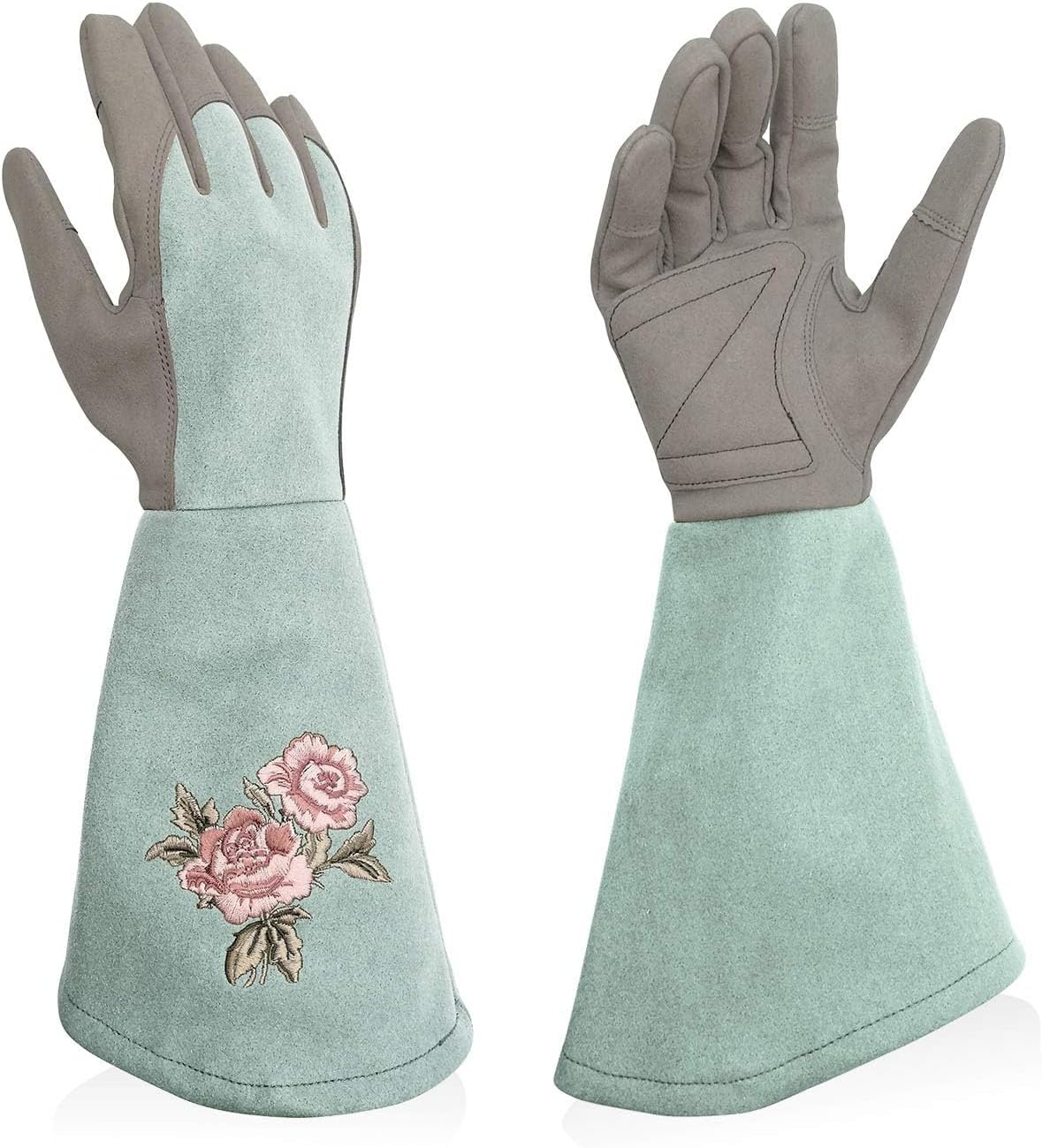 Guantes poda rosas resistentes espinas protege antebrazo