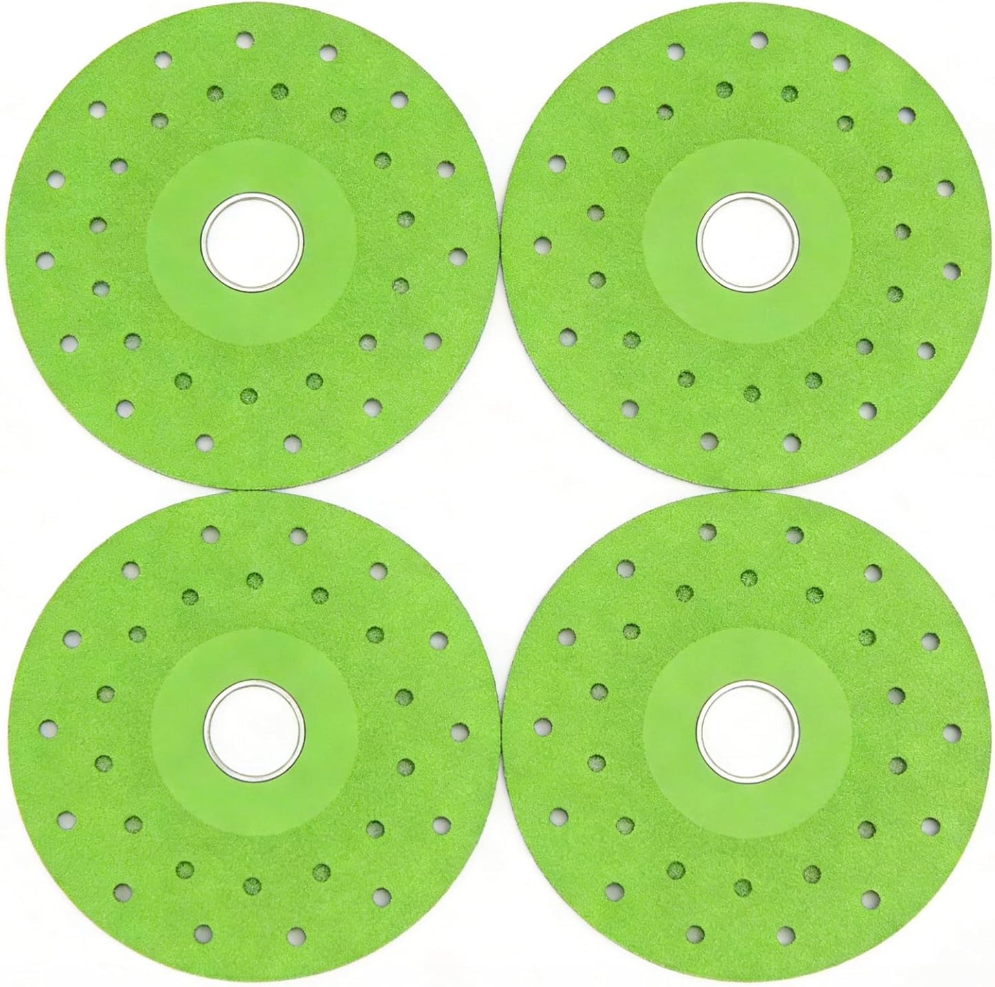 Juego 4 Discos Sierra Diamante 4.5pulg Cerámica Vidrio