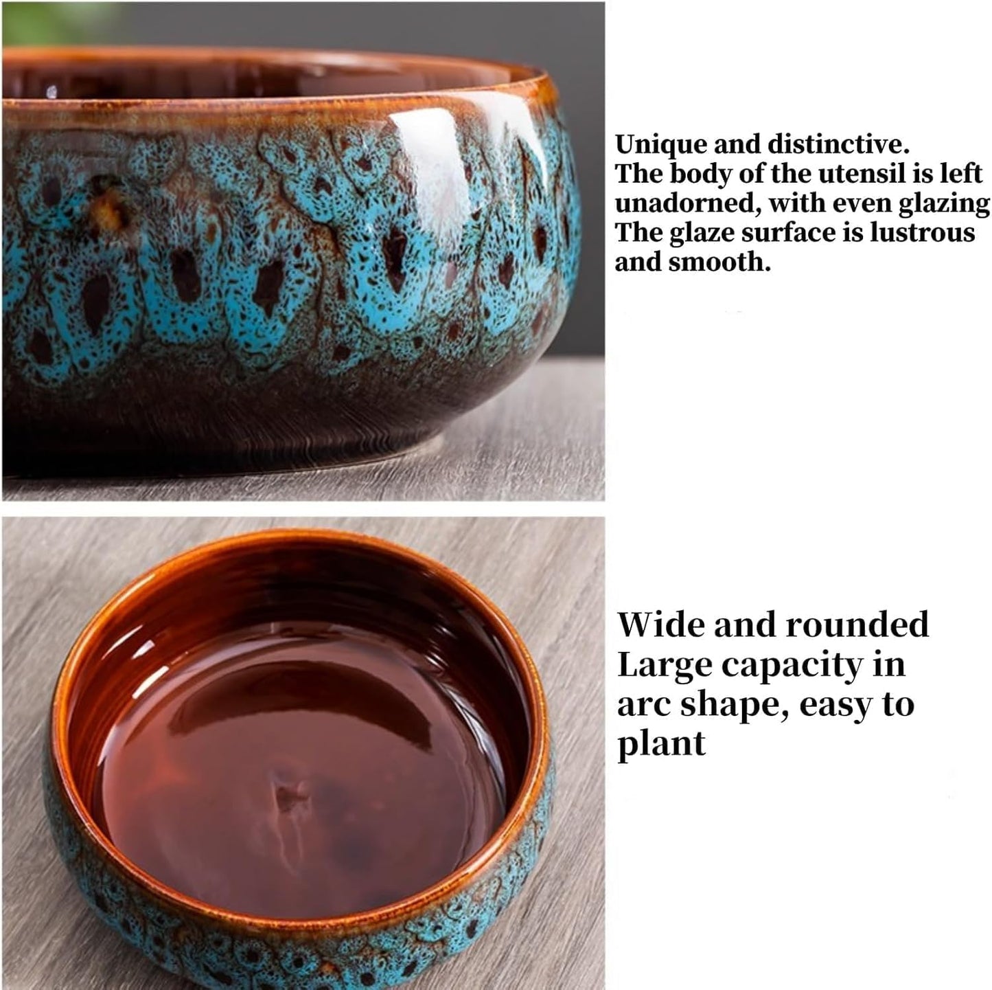 Maceta decorativa para hidropónica cuenco acuático